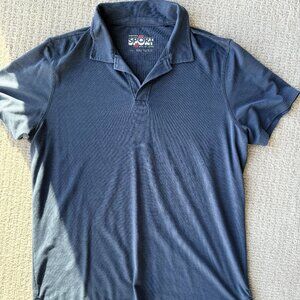 Navy Marine Layer Polo Shirt